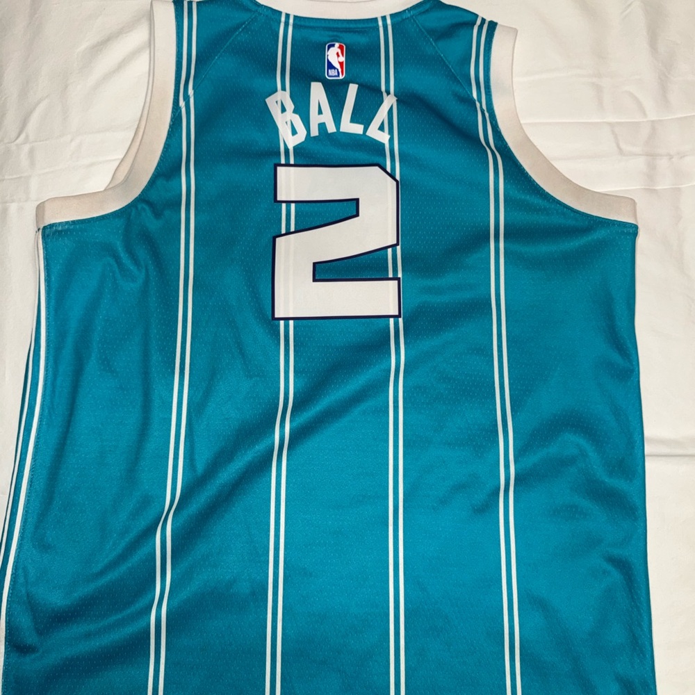 NBA Charlotte Teal Jersey with White Accents